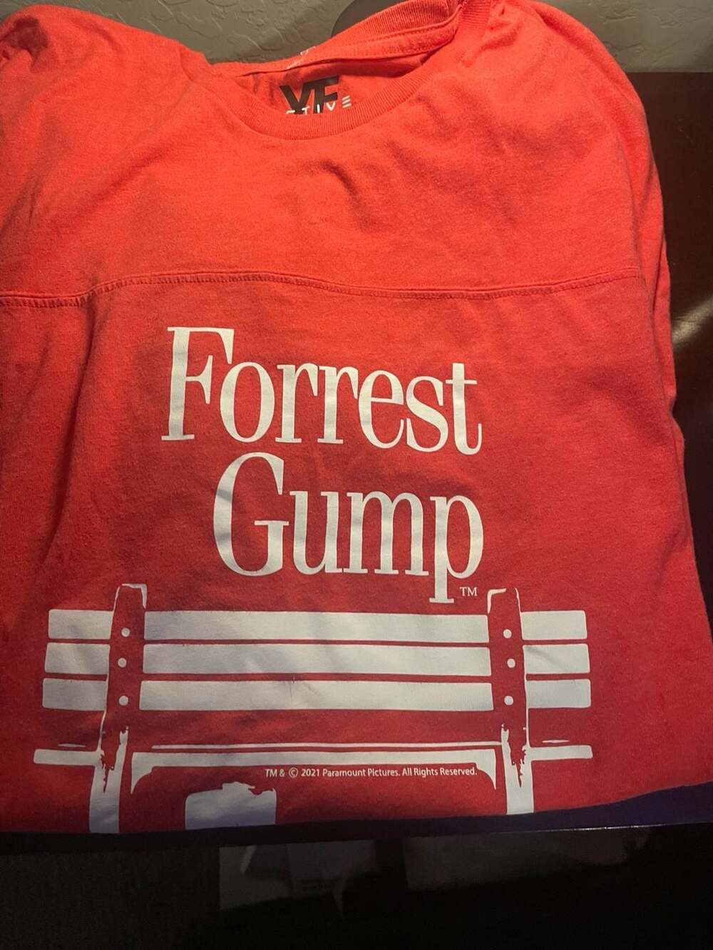 Forrest Gump 2021 Paramount Pictures Jersey T-Shirt Red Gump 44